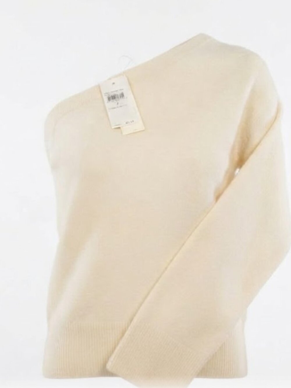 The Cashmere Project One Shoulder CASHMERE Sweater NWT 261 Sz L